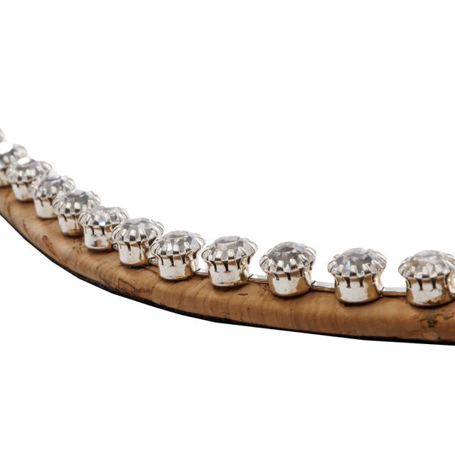 Frontal Végan en liège avec Strass - Gamme Cortica | Kavalkade